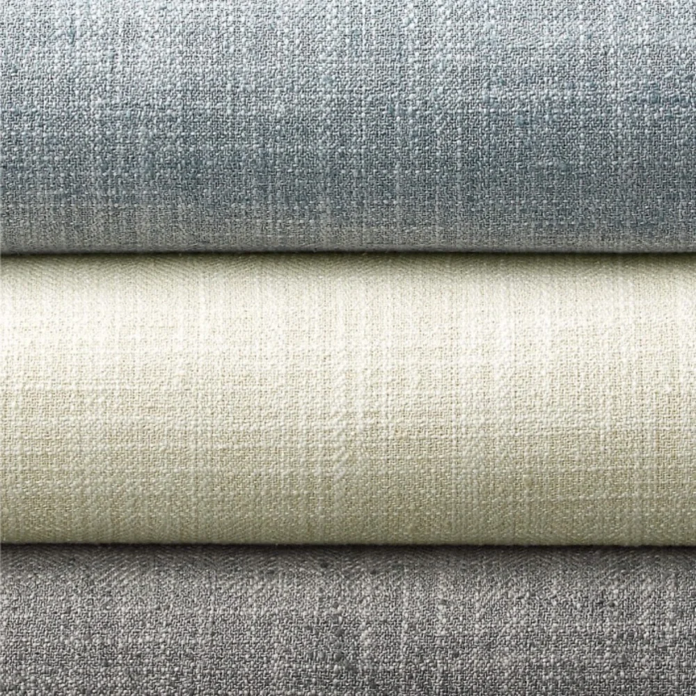 CRATE & BARREL ASHBERY TEXTURED DRAPERY PANEL SET OF 2 - 52 x 84